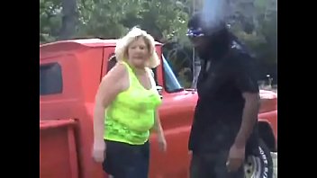 Preview 1 of Mandingo Vs Nyla Thai - Chubby mommy granny destroyed by outdoors new  by a giant 2019 black monster