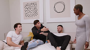 Preview 1 of Russian School Rape - Ebony Quiere Probar Una Fiesta Espa&ntilde_ola Con Tres Monstruosas Pollas. Jimmy Bud,  Rauls Bud,  Brady Bud And Zaawaadi