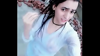 Preview 2 of Old Man Very Hot Sexi Video - Kashmiri girl salma enjoy rain