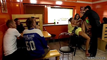 Preview 3 of Kerala Strip - Busty babe whipped and fucked in public