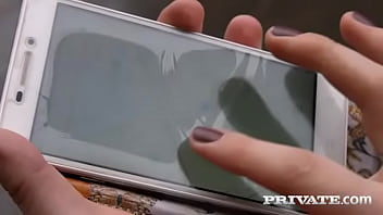 Preview 1 of Real Pin Fuck - Private debutant Kiara Night fucks on sof&aacute_ and gets a facial cumshot
