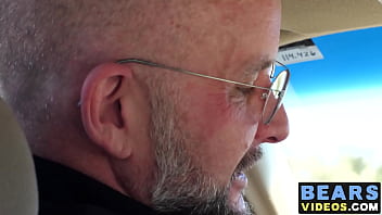 Preview 2 of Genuine Sexwife - Kinky bear has steamy fuck session with bearded young cub