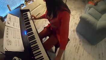 Preview 2 of Monster Cokc Gay - Adventures of MilfyCalla ep 96 First piano lessonToday I had my first piano day. I was already excited. #amateur,  #milf, ...