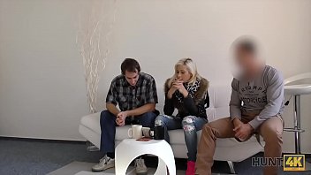 Preview 2 of Bbw Fil Sexvideo - HUNT4K. Cuckold took cash and let hot GF make love with another man