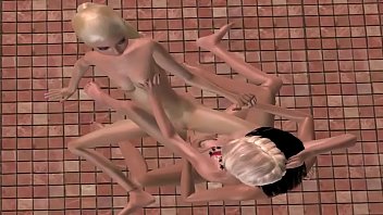 Preview 3 of Spy Door - 3 Lesbians girls