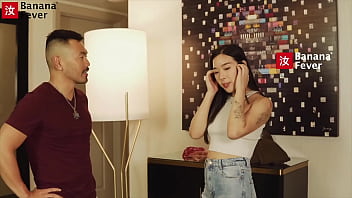 Preview 2 of Zjyr Rz - Korean Hottie with Tight Body Elle Lee Is Back for Some Chinese Cock BananaFever