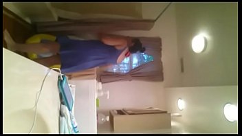 Preview 2 of Nude Ucf Girls - Big Titted Stepsister in Bathroom Caught by Hidden