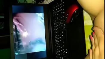 Preview 3 of Aiken Fucks Girl - Slavic milf masturbates herself while watching porn after work