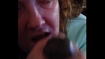 Preview 4 of Double Sucking Dick - Ginger cums sucking bbc