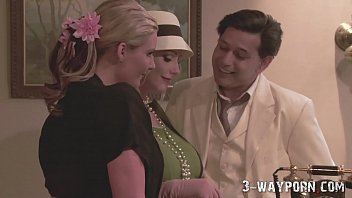 Preview 1 of Jalal Abad - Old Time Cosplay Threesome with 2 Hot Blondes