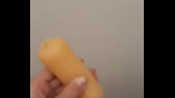 Preview 1 of Rape Strapon Man - s pocket pussy gets smashed around