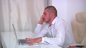 Preview 1 of Sxc Film Xx - Sexy Russian Secretary Helena Fox Relieves Her Boss&#039_ Stress With Deepthroat