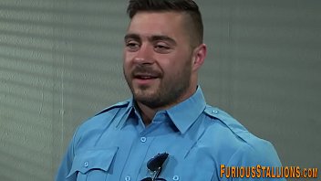 Preview 1 of Anal Strap On Cheating - Brawny bear cum sprayed