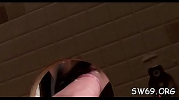 Preview 2 of Jogs Com - Sweetheart takes it hard at gloryhole and gets overspread with slime
