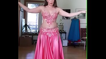 Preview 1 of Xxx Saxi V D Full Hd - Hot Belly dance satin dress