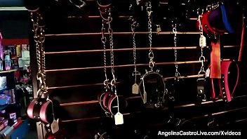 Preview 2 of Sunny Lioen Xxx Hd - Horny Latina Angelina Castro Fucks Black Cock In Adult Store
