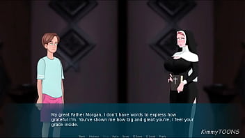 Preview 4 of She Will Cheat Anal - SexNote - Nun fucked in confession booth by huge white cock at church