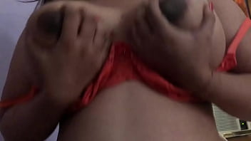 Preview 4 of Omae Ass - Horny wife jumping in orange bra