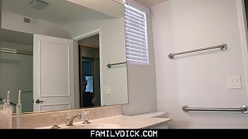 Preview 1 of Amy In Sex - FamilyDick - Sexy stopdaddy barebacks his curious stepson