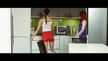 Preview 1 of Sexy Milf Buxum - VivThomas - Leila licks Kira to an orgasm