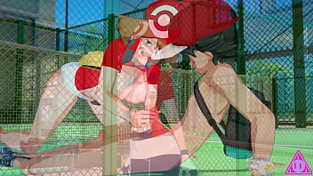 Preview 1 of Pissing Domina Compilation - May preferisce catturare il cazzo di Ash invece che iPokemon