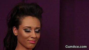 Preview 2 of Maon And Boy Sex - Wacky honey gets cum load on her face gulping all the sperm