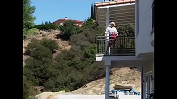 Preview 1 of 5teen Girl - Milf Diane Diamonds spreads her legs wide open for her neighboor to fuck
