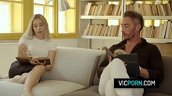 Preview 1 of Barzzar Xnxx Hd - Perv teacher have sex his coed student Tory Sweety in the library