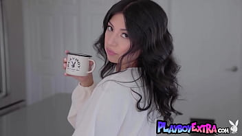 Preview 1 of Repp Sex Old Mean - Naked all natural newcomer latina muse Cami Strella has a sweet morning