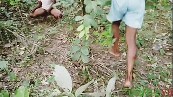 Preview 3 of Super Hit Kajal Photos Xxx - Inside the forest having fun with a hunter