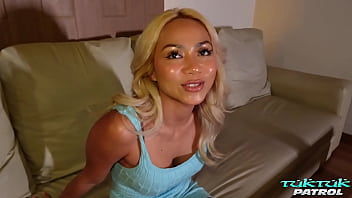 Preview 1 of Teen Dp Asia - TukTukPatrol Busty Blonde Thai Babe Pleases Foreigner