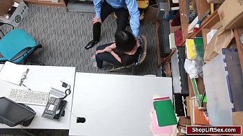 Preview 2 of Assamese Fuck Videos - Latina shoplifter gets banged by officer
