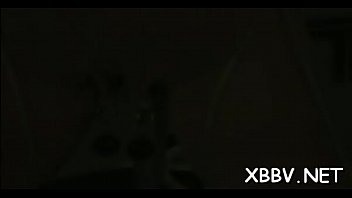 Preview 2 of Badwaf Hd - Mature stands with her big milk cans stranded during hot xxx bdsm