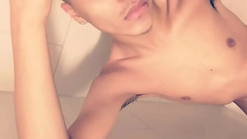 Preview 1 of Indian Bhabhi Sex Young Boy - Franco loves to jerk off in his shower.