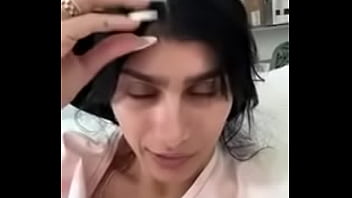 Preview 1 of China Oo - Mia Khalifa Nude Bathroom Of  Livestream Full Videos