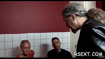 Preview 2 of White Girl Leg Up Sex - Big titted hooker gets bald cunt fucked in lots of positions