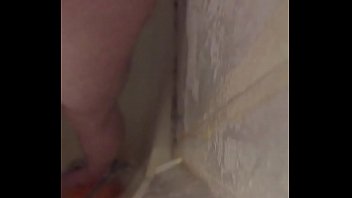 Preview 3 of Kanka Sex Video - Young guy uses 8&rdquo_ dildo in the shower