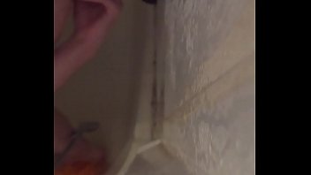 Preview 4 of Kanka Sex Video - Young guy uses 8&rdquo_ dildo in the shower