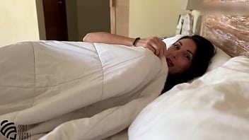 Preview 1 of Brazzer Mom Sex Whd - My stepmother woke up in my bed in the morning. Hot MILF got a creampie.