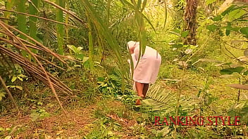 Preview 1 of Black Ebony Lesbian Incest - Lonely in the forest fuck