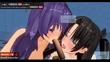 Preview 2 of Wam Scene With Hot Bride - 無修正エロアニメ　遠坂凛と間桐桜の3人エッチ