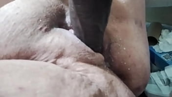 Preview 3 of Retro Family Porno Film - Snowbunnyqueen27 loves to stretch her fat white pussy out with her BBC dildo!