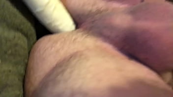Preview 2 of Elsa Jean Fucking Machine - Young Guy Dildos Ass Deep Anal