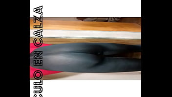 Preview 2 of Xx Hd Vid - culo en calza con juguete en la cola