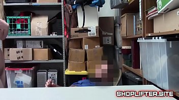 Preview 1 of Eliza Ebra - Big Boobs Skinny Shoplifter Slammed By Cop