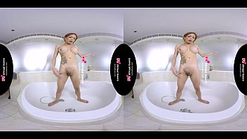 Preview 4 of Baap Ne Apni Beti Ko Choda - TSVirtuallovers - Shemale jerking off in bathtub