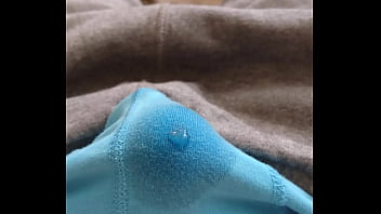 Preview 1 of Very Fat Mom Fuck Son - Pissing slowly in my boxers