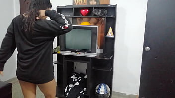 Preview 1 of Wanita Gemuk Porno - MI HERMANASTRO ME FOLLA EN EL MUEBLE DE MI CASA Y ME DA SEXO SALVAJE