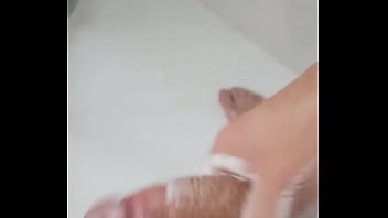Preview 1 of Mature Lady Panty Hand Job - Shower