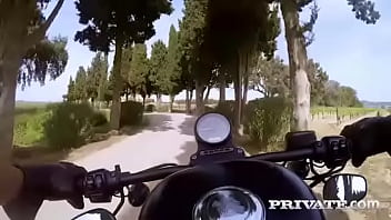 Preview 1 of Inbia Beeg - Alexis Crystal fucks on motorbike